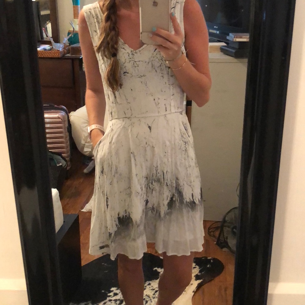 Black and white dress